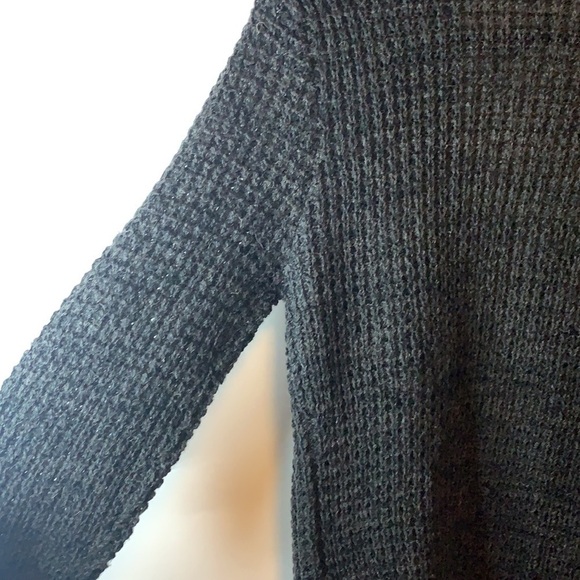 NWT Ashley by 26 International Gray Tweed Chunky Knit Long Womens Cardigan Small - Picture 9 of 13